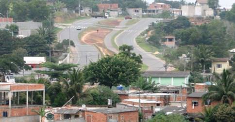 Trecho do Contorno de Jacaraípe no bairro Lagoa que será iluminado até o terminal de Jacaraípe num total de 4 km
