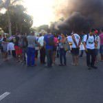 Moradores fecharam a BR 101. Foto: Divulgação