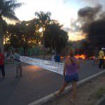 Trânsito fico interrompido até 07:30. Foto: Divulgação