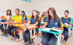 Turma do Projovem Urbano em Nova Carapina. Foto: Divulgação
