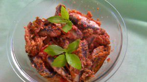 Sardinha feita na panela de pressão. Foto: Divulgação