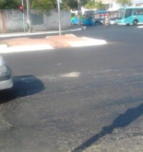 No local falta sinalização. Foto: Leitor TN 
