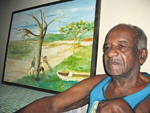 Além de pintar, o artista já trabalhou como desenhista na A Gazeta e fundou um jornal na Serra no fim dos anos 70. Foto: Bruno Lyra