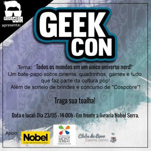 Evento tem apoio da Livraria Nobel, do Clube do Livro e do Shopping MontSerrat