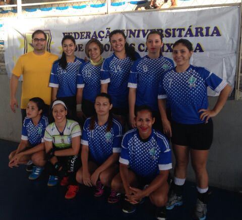 O time feminino da Estácio, promete muita garra nesta final. Foto: Divulgação