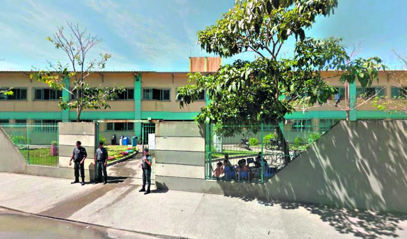 A segurança já se tornou num dos grandes desafios para as escolas e em diversos casos até policiais acabam dando apoio. Foto: Divulgação