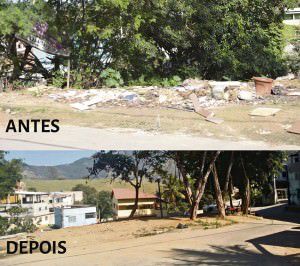 A limpeza começou na limpeza da tarde desta terça-feira (23). Foto: Divulgação