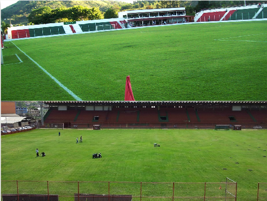 O primeiro jogo é no estádio José Olímpio da Rocha e o segundo no Engenheiro Araripe. Foto: Divulgação