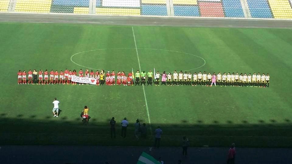 O time do Selc, disputou a final no maior estádio do Espírito Santo, o Kleber Andrade. Foto: Divulgação