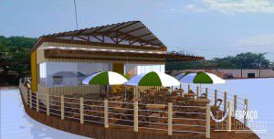 Projeção de como deve ser o restaurante. Imagem: Espaço Projetado