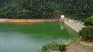 Represa de Rio Bonito em Santa Maria de Jetibá: de hidrelétrica a reservatório improvisado. Foto: Divulgação / Agerh