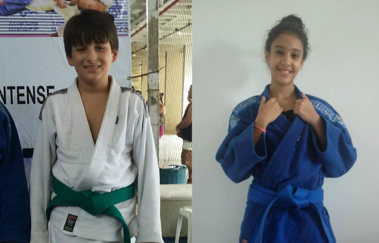 Mateus e Carolla, foram bronze na competição estadual. Foto: Divulgação