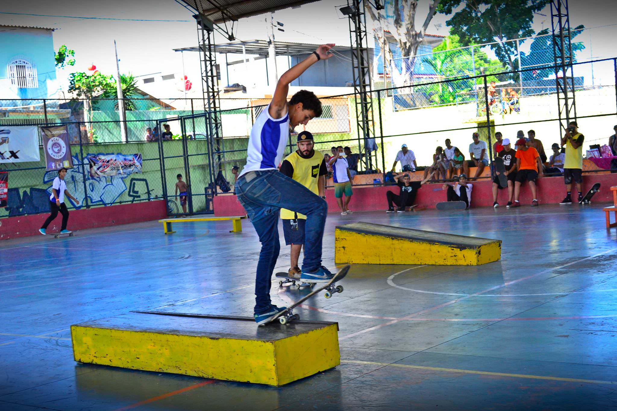 O campeonato movimentou o bairro Serra Dourada. Foto: Alex Varas