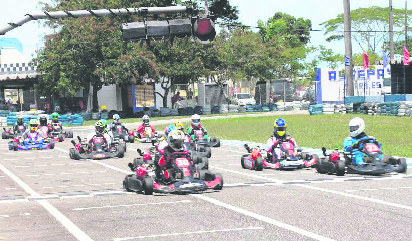 A competição acontece no Kartódromo da Serram que fica na entrada de Feu Rosa. As baterias começam logo pela manhã. Foto: Divulgação
