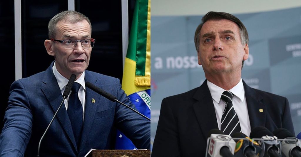 contarato e bolsonaro