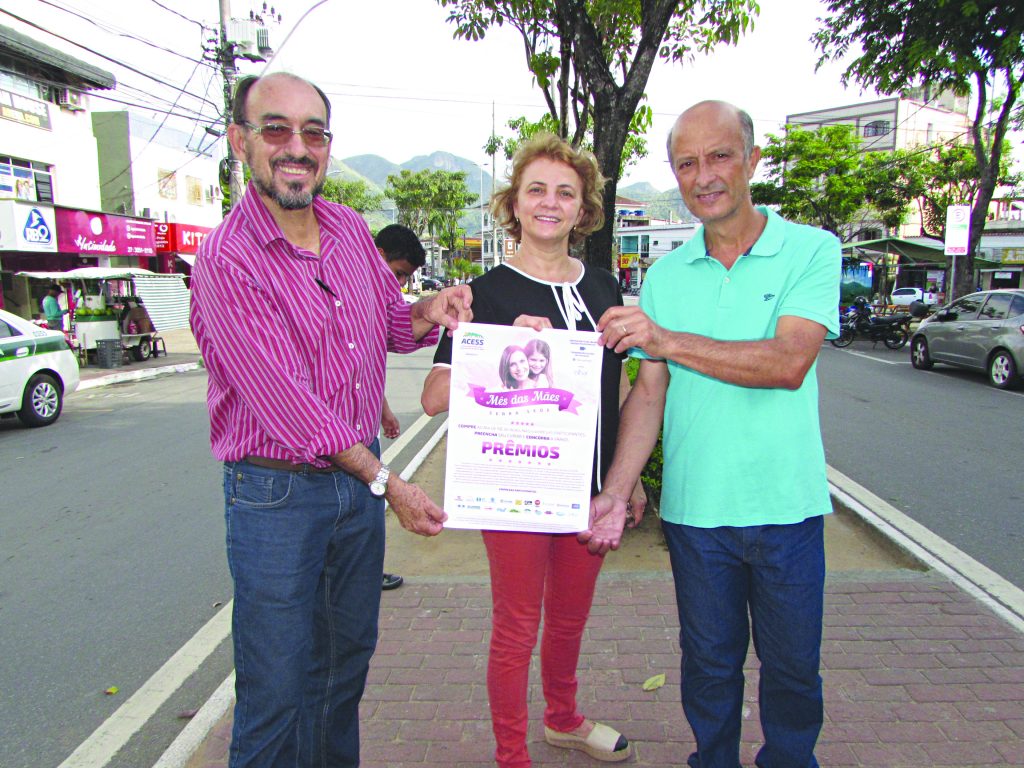 Edson e outros dois comerciantes da Sede fabinho