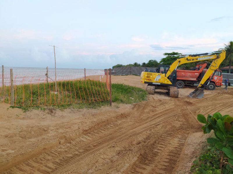 Engordamento praias