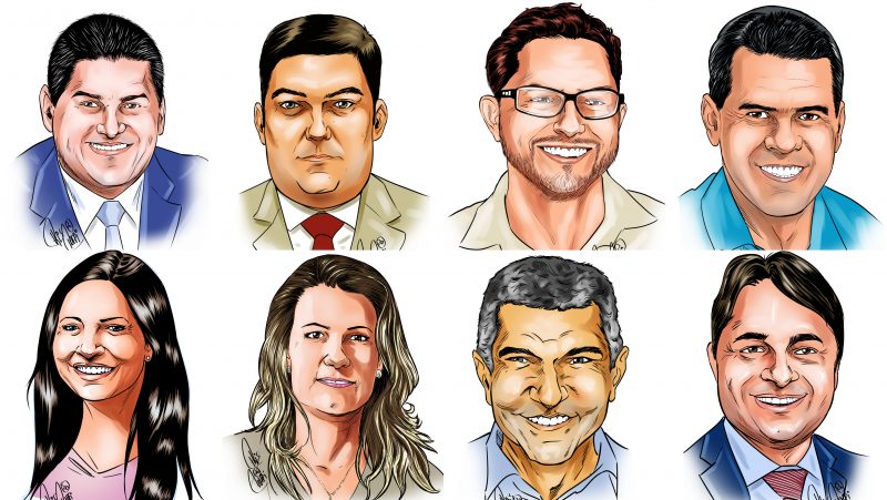 caricaturas candidatos