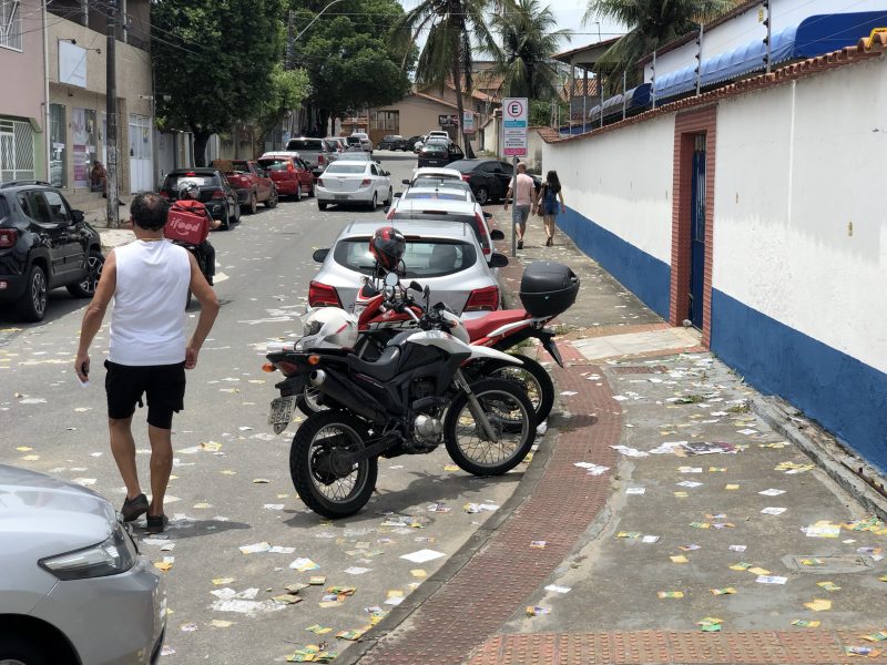 santinhos politicos