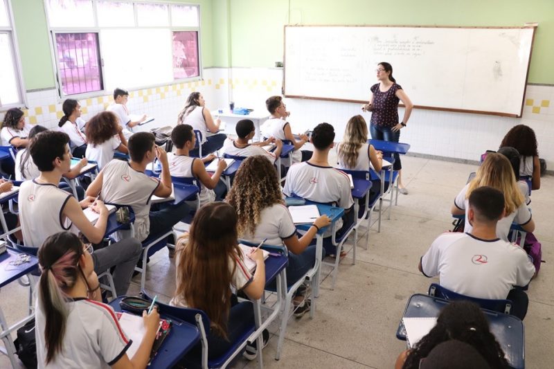 sala de aula es professores escola