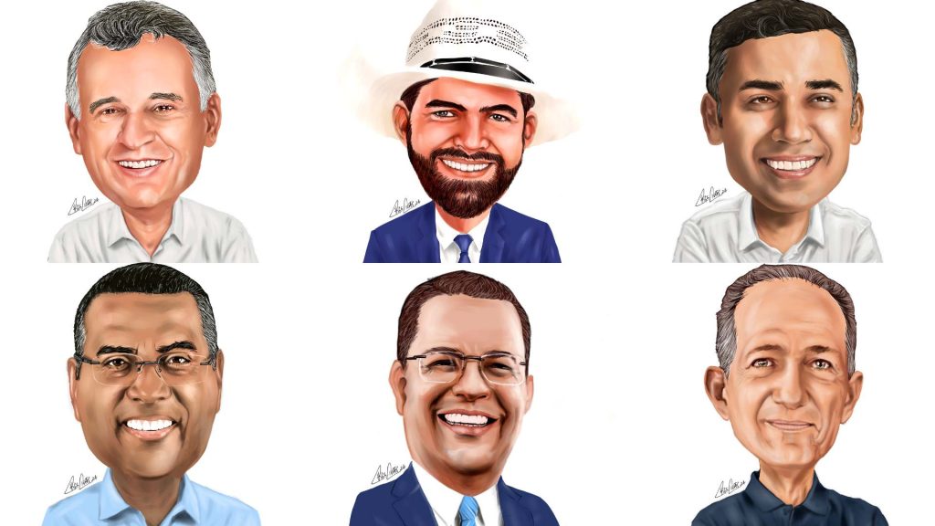 Caricaturas de propriedade do Jornal Tempo Novo eleição Serra
