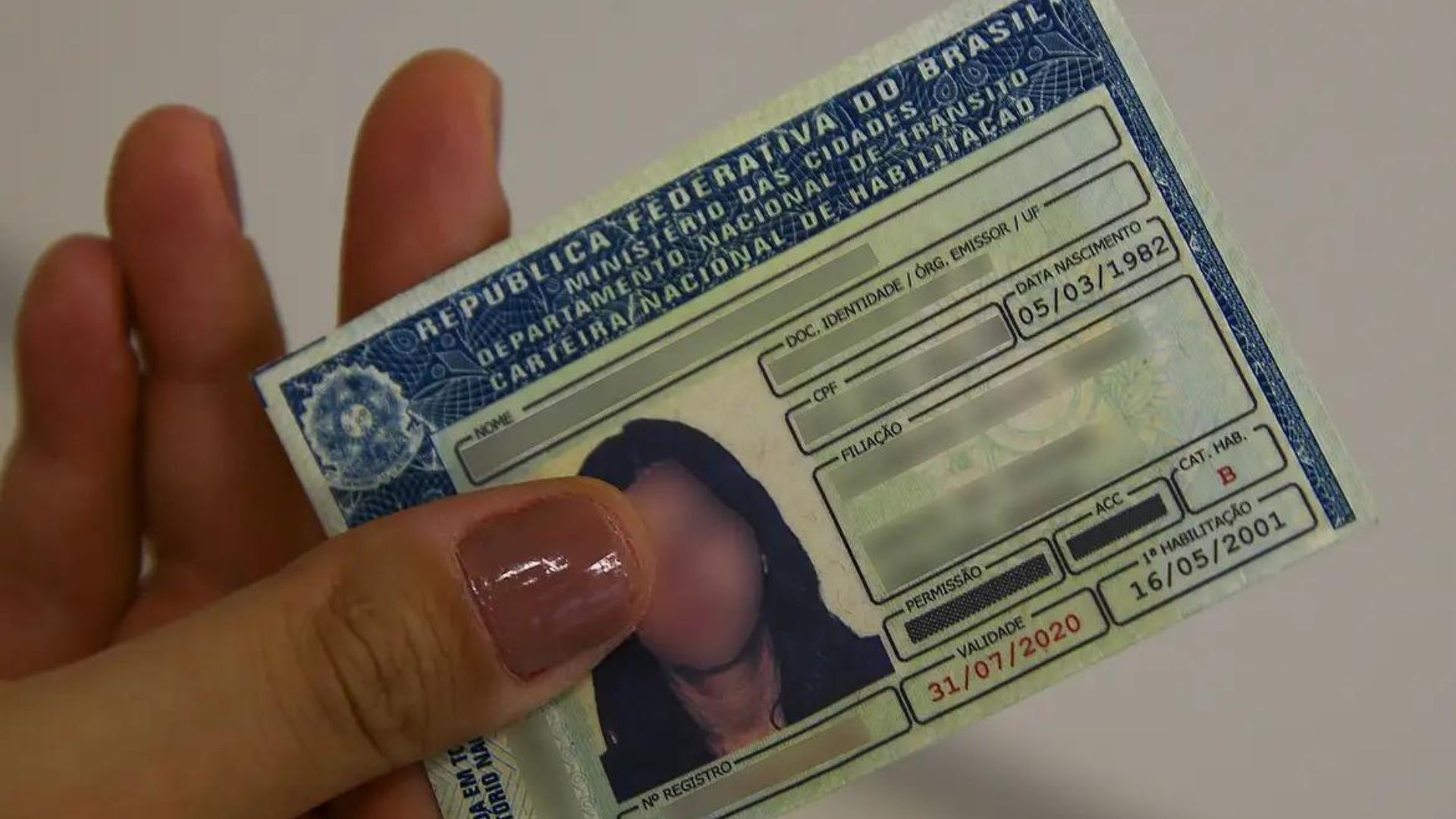 CNH Social Carteira de motorista